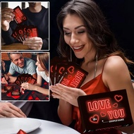 50 Neon Love Love You Couple Warm-up Interactive Cards Interactive Dare Set Truth Card Games G9b7