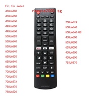 LG AKB75095303 New Remote Control for 32LJ550D, 32LJ550D.AAU 32LJ610D  43LJ550T  43LJ550T AAU 43LJ550T ANR 49LJ550T  49LJ550T.ANR 55LJ550T