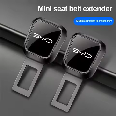 Car Alloy Seat Belt Extender Seatbelt Lock Buckle Extender For BYD EA6 Tang F3 Song F3R Qing Yuan I3