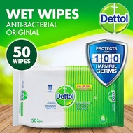 Dettol Original Antibacterial Wet Wipes 50s