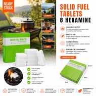 VELOCITY Hexamine Alcohol Fuel Tablet Lilin Solid Fuel Stove Camping Metal Cooker Fire Gel Dapur