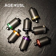 AGEKUSL Bike Carbon Fiber Spring Shock Absorber Titanium Screw Unionjack Suspension Springs Fit Brompton 3Sixty Pikes Royale Camp Crius Trifold Folding Bicycle