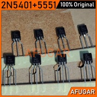 50Pair Original 2N5401+2N5551 TO-92 5404 5551 audio amplifier matching transistors