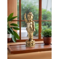Xuan You Brass Prince Buddha Statue Ornament Shower Buddha Metal Shakyamuni Buddha Home Buddha Birth