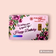 [Ready Stock] - Public Gold bar Happy Birthday 1gram 999.9