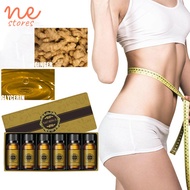 New era store customization 6PCS 10ml Belly Drainage Ginger Oil Natural Slimming Massage Oil Natural Drainage Ginger Oil Essential