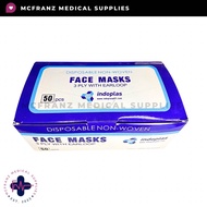 Indoplas Disposable Facemask (3 Ply)