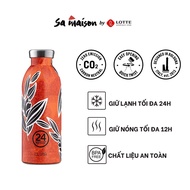 24Bottles Clima 500ml vacuum thermos, stainless steel, Asanti Batik pattern