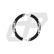 FFWD 2021 Stamp 700c Rim Stickers 4cm,7cm,9cm (Set of 2 Wheels)