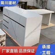 Minimalist One-Piece Open Rotatable Log Style Bar Slate Dining Small Apartment Island Table Retracta