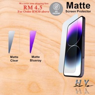 Motorola Moto G14 G24 G31 G34 G41 G42 G51 G52 G54 G62 G71 G71s G72 G82 G84 5G Power Matte Blueray Screen Protector