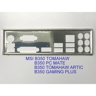 FE block main MSI B350 TOMAHAWK (Mainboard IO Shield: 619)