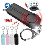 BO Personal Security Alarm, 130dB Loud Portable Alarm Keychain, Compact Loud Sound LED Light Anti At