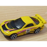 Hotwheels Mazda RX7 Drift Yellow