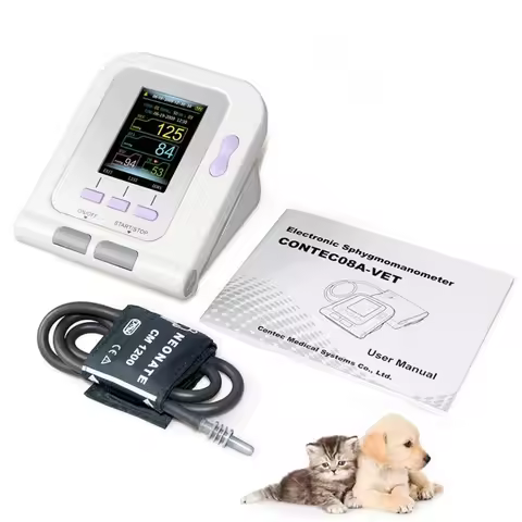 Digital Veterinary Blood Pressure Monitor Cuff Dog/Cat/Pets Animal Care Clinic Equipment For Farm An