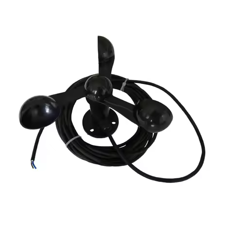 Wind speed sensor, wind tester measurement, three-cup weather meter, suitable for ARDUINO microcontr