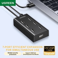 UGREEN USB Docking Station 7-Port USB 2.0 HUB Expansion Splitter Extension Cable For Laptop PC Compu