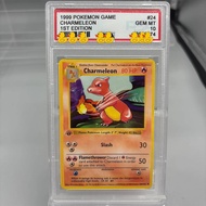 Psa10  Pokemon DIY PTCG Rating Card Collection Card 1999 GAME 1ST EDITION CHARIZARD-HOLO Copy 10Poin