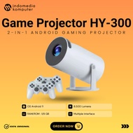 Projector Game 2-IN-1 Android Game Projector 2IN1 Android Wireless 2.4G Projector Game HY 300