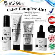 Sale MS GLOW FOR MEN ORIGINAL PAKET WAJAH PRIA LENGKAP | PAKET MS GLOW