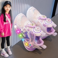 Shoes Children Light Shoes New Girls Sports Girls Running Shoes with Light