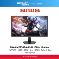 AIWA MF2508-A 24.5 FHD 100Hz IPS Productivity Monitor