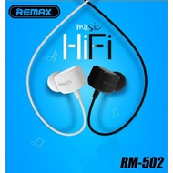 100% ORIGINAL】 SUPER BASS HIGH QUALITY SOUND REMAX EARPHONE RM-502 EAR PHONE RM502 HANDFREE GAMING
