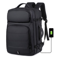 40L Large Capacity Mens Expandable Backpacks USB Charging 17 Inch Laptop Bags Waterproof Extensible Business Travel Bag
