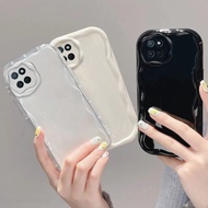 Clear TPU Wave Soft Case For Oppo A73 5G Phone Case Oppo A73 5G Case Oppo A73 5G Airbag Shockproof C