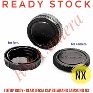 Samsung NX Body plus Rear Lens Cap NX1 NX10 NX20 NX30 NX100 NX300 NX500