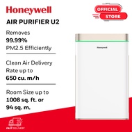 Honeywell Air Purifier For Home 6 Stage Filtration Covers 93m² PM 2.5 Level Display UV LEDWIFI H13 HEPA &amp; Activated Carbon Filter removes 99.99% Pollutants Micro Allergens Air Touch - U2