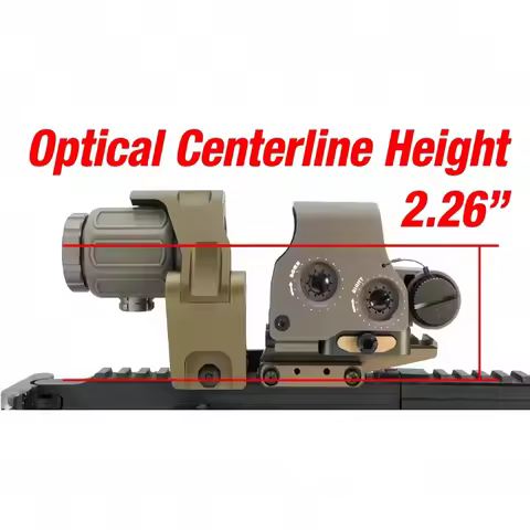Tactical UNITY FTC Mount Optic Riser For E*TECH 551 552 553 558 Red Dot Sight 2.26" Optical Height S