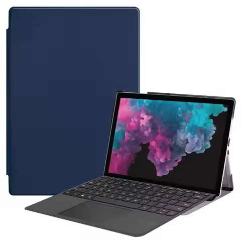 Folio Stand Case for Microsoft Surface Pro 7/Pro 6/Pro 5/Pro 4 12.3inch Ultra Slim Lightweight with 