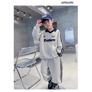 Win Win vintage German Explore cotton t-shirt set in many colors for children size 6-15 years old