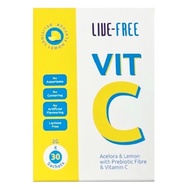 LIVE FREE VITAMIN C 2G X30SACHETS [VITAMIN C, PREBIOTIC] exp 1/2027