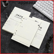 APPEAEA Binder Inner Page, Loose Leaf Perforated Sheets A5 Notebook,  Refill Page Daily Planner Agen