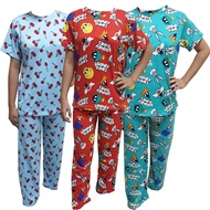 CARMELO Terno Pajama fashion for adult sleepwear set for women  (XL size)