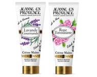 法國製Jeanne en Provence法國普羅旺斯玫瑰薰衣草香氛護手霜 75ml 玫瑰護手霜 薰衣草護手霜