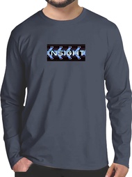 kaos pria dewasa lengan panjang motif sablon insight dtf
