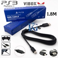 PS-3 USB Mini Stick Cable 1.8M Controller Charging Cable Compatible with PS3 Game Stick [BAA]