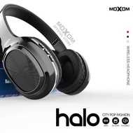 MOXOM Stereo Bass Wireless Bluetooth Headphone Surround Foldable Headfon Over Ear Hadphone Fon Kepal