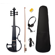 Set Penuh Violin Senyap Violin 5 Violin Reka Bentuk Rentetan Elektroakustik Lima Tali Violin Elektro