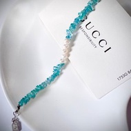 C&W 天然坦桑石日本進口天然淡水珍珠氣質手鏈