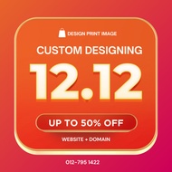 CUSTOM DESIGNING WEBSITE + DOMAIN (3 YEARS)