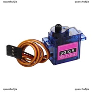 [COD] quanchufjia 1ชุด SG92R 180 360องศา2.5กิโลกรัมไมโคร9กรัมเซอร์โวไนลอนคาร์บอนไฟเบอร์เกียร์เปลี่ยน