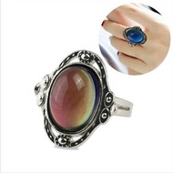 Vintage Mood Ring Color Changing Ring Adjustable Temperature Ring