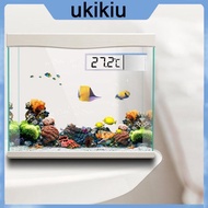 UKI Small Aquarium  Digital LCD Screen Adhere Out of the Fish for Tank