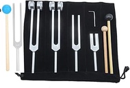 Healing Tuning Fork with Mallet - 128Hz, 432Hz, or 528Hz - Meditation, Stress Relief, Chakra & Energ