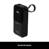 [NEW] Pineng PN-831PD 10000mAh Powerbank Fast Charging 22.5W Built-in Cable Compact Size PN831