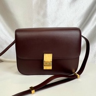 CELINE 酒紅BOX 中號